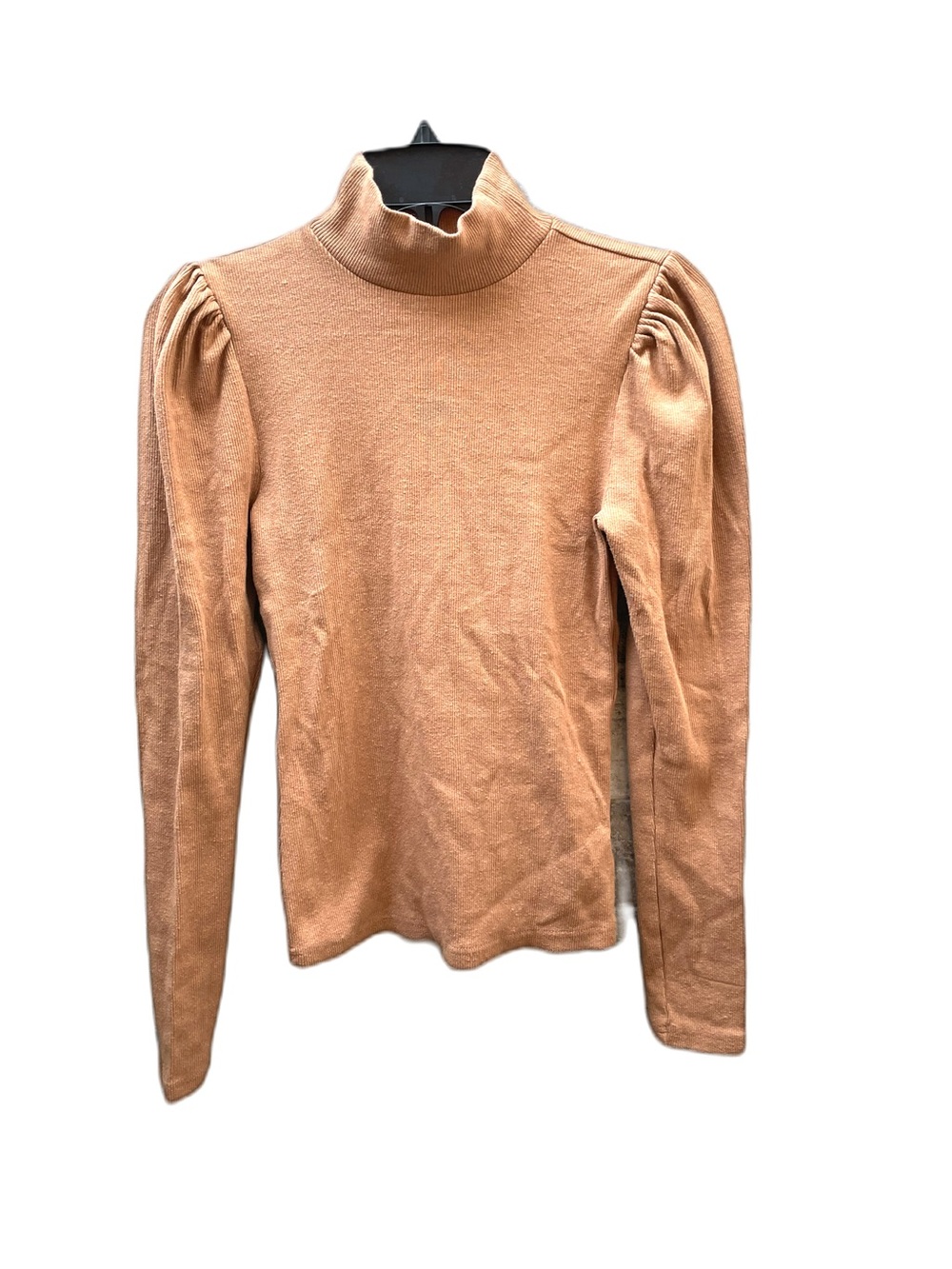 ❤️ GAP RIBBED PUFF SLEEVE TURTLENECK TOP SIZE XS